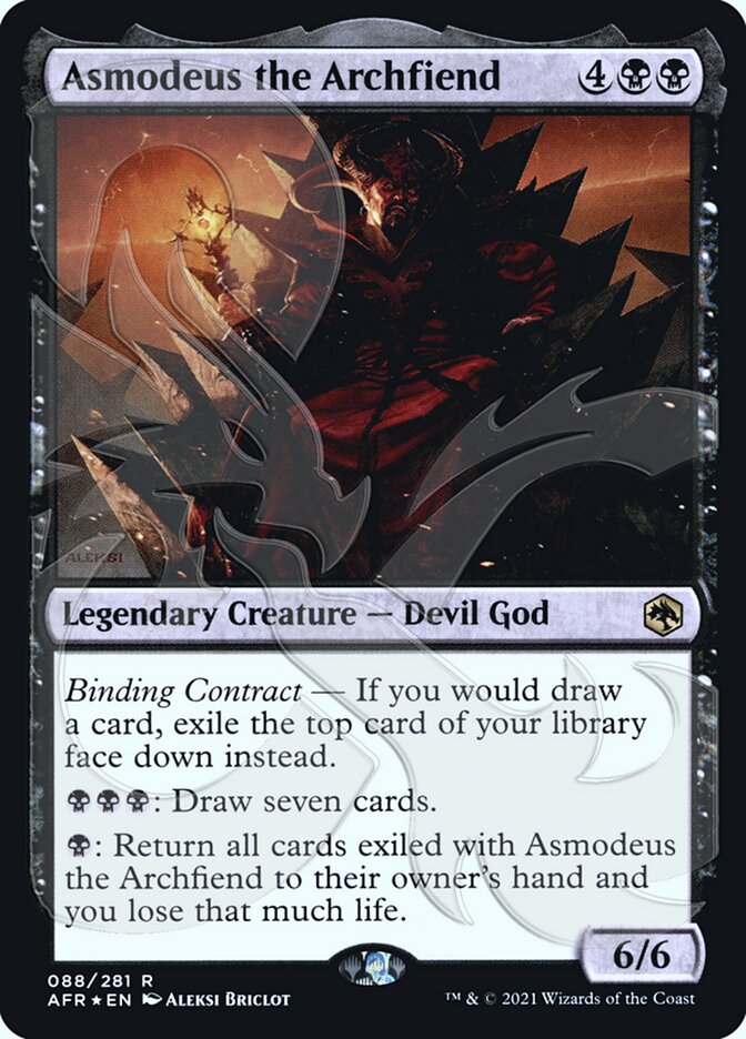 Asmodeus the Archfiend (Ampersand Promo) [Dungeons & Dragons: Adventures in the Forgotten Realms Promos] | Exor Games Bridgewater