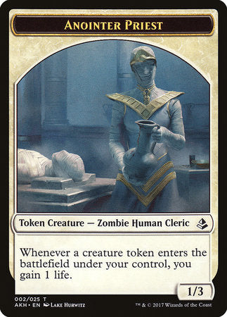 Anointer Priest Token [Amonkhet Tokens] | Exor Games Bridgewater