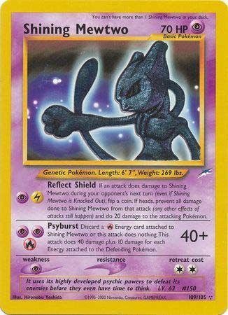 Shining Mewtwo (109/105) [Neo Destiny Unlimited] | Exor Games Bridgewater