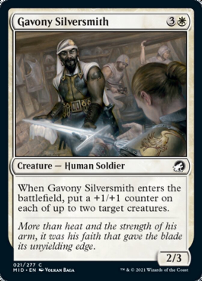 Gavony Silversmith [Innistrad: Midnight Hunt] | Exor Games Bridgewater