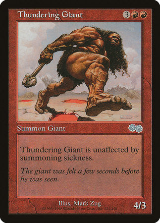 Thundering Giant [Urza's Saga] | Exor Games Bridgewater