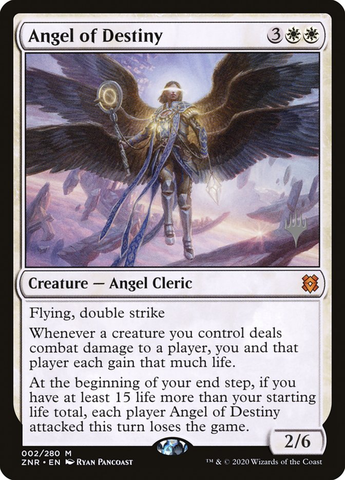 Angel of Destiny (Promo Pack) [Zendikar Rising Promos] | Exor Games Bridgewater