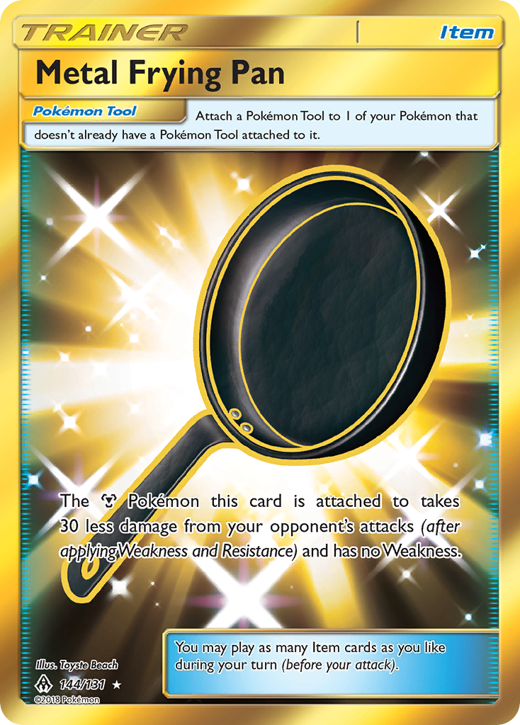 Metal Frying Pan (144/131) [Sun & Moon: Forbidden Light] | Exor Games Bridgewater