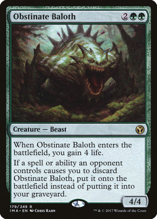 Obstinate Baloth [Iconic Masters] | Exor Games Bridgewater