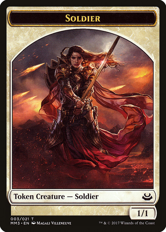 Soldier (003/021) [Modern Masters 2017 Tokens] | Exor Games Bridgewater