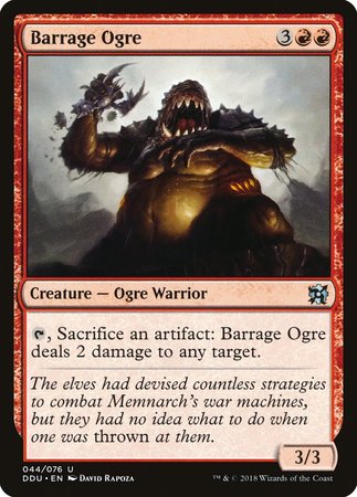 Barrage Ogre [Duel Decks: Elves vs. Inventors] | Exor Games Bridgewater