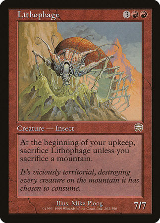 Lithophage [Mercadian Masques] | Exor Games Bridgewater