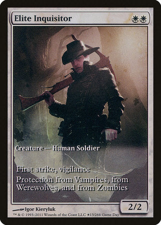 Elite Inquisitor [Innistrad Promos] | Exor Games Bridgewater