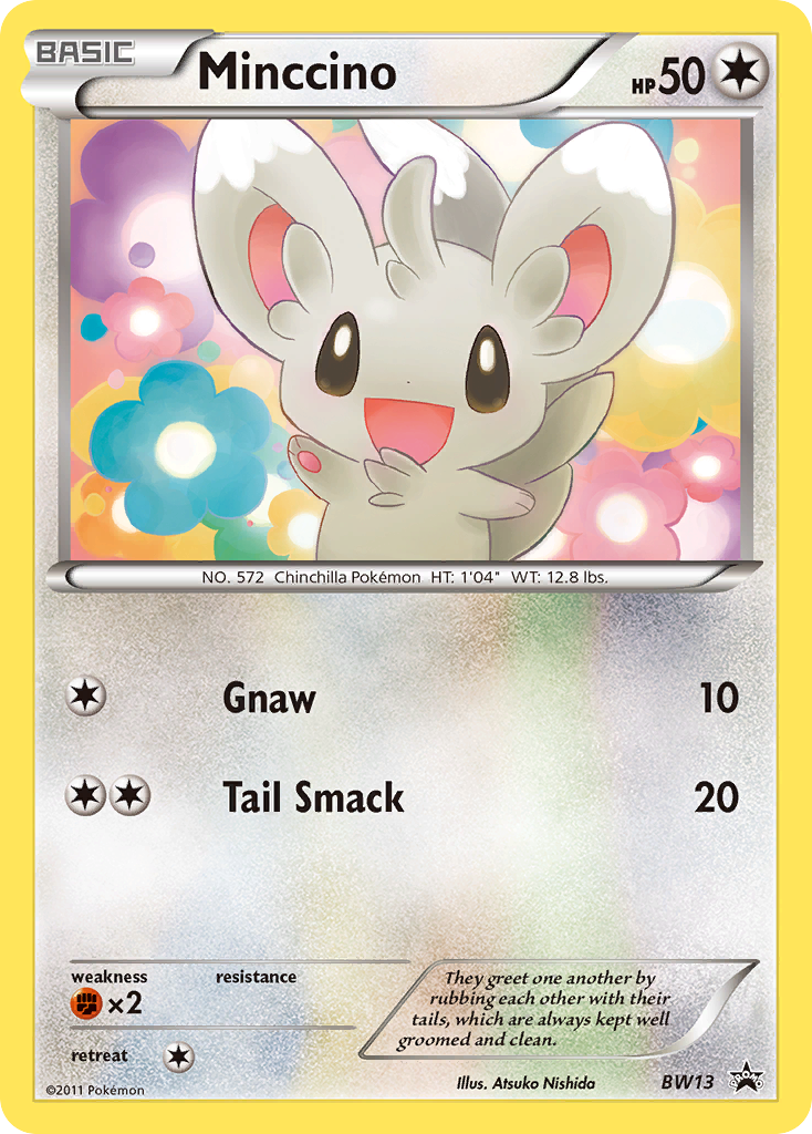 Minccino (BW13) (Cracked Ice Holo) [Black & White: Black Star Promos] | Exor Games Bridgewater