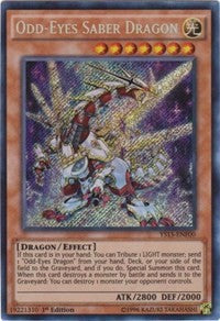 Odd-Eyes Saber Dragon [YS15-ENF00] Secret Rare | Exor Games Bridgewater