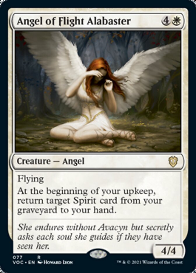 Angel of Flight Alabaster [Innistrad: Crimson Vow Commander] | Exor Games Bridgewater