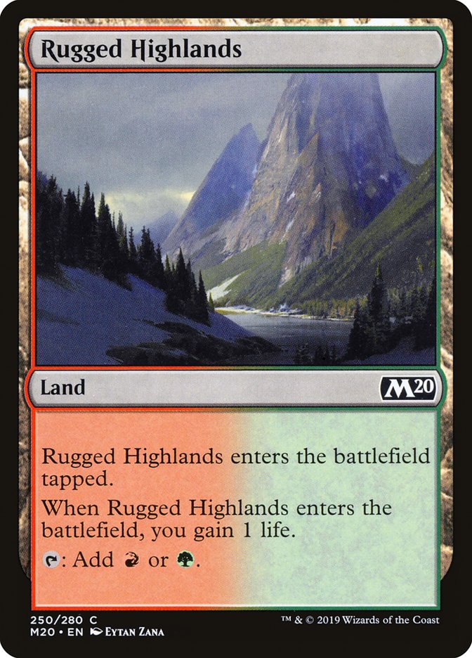 Rugged Highlands [Core Set 2020] | Exor Games Bridgewater