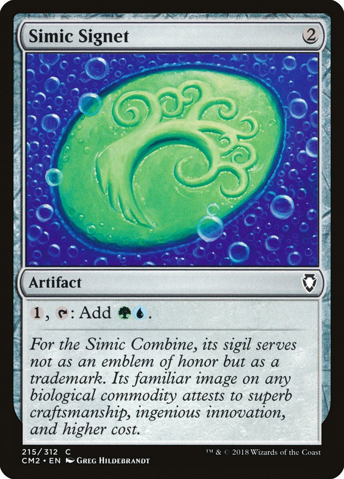 Simic Signet (215/312) [Commander Anthology Volume II] | Exor Games Bridgewater