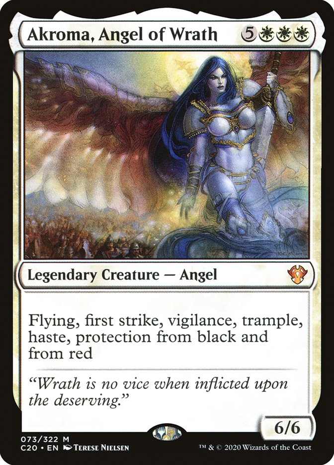 Akroma, Angel of Wrath [Commander 2020] | Exor Games Bridgewater
