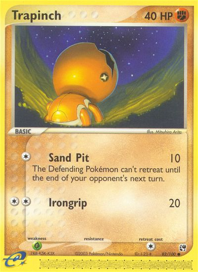 Trapinch (82/100) [EX: Sandstorm] | Exor Games Bridgewater