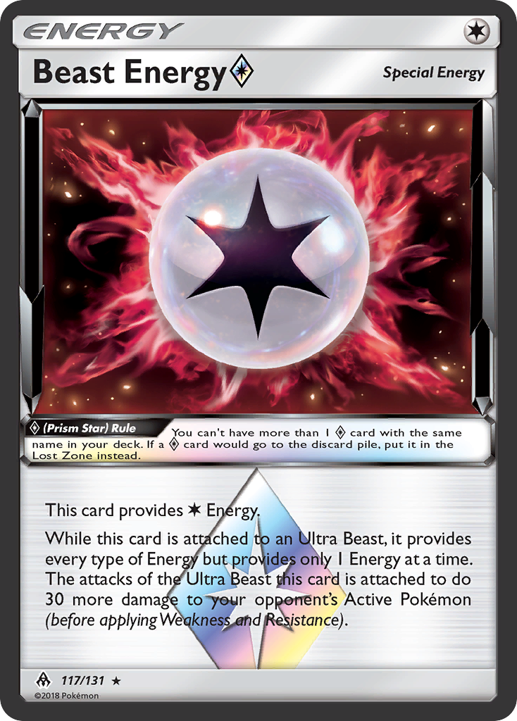 Beast Energy (117/131) (Prism Star) [Sun & Moon: Forbidden Light] | Exor Games Bridgewater