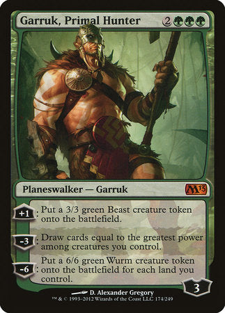 Garruk, Primal Hunter [Magic 2013] | Exor Games Bridgewater