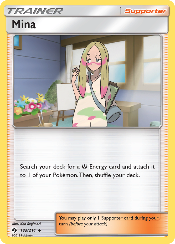 Mina (183/214) [Sun & Moon: Lost Thunder] | Exor Games Bridgewater