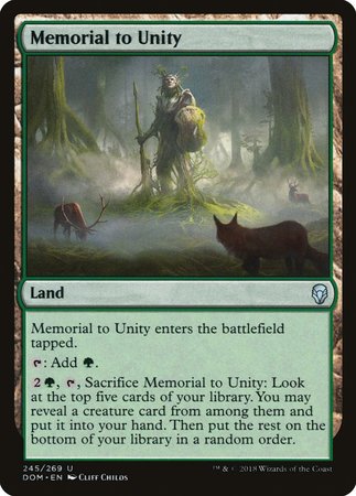 Memorial to Unity [Dominaria] | Exor Games Bridgewater