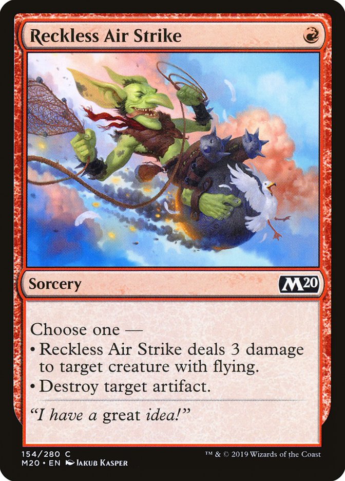 Reckless Air Strike [Core Set 2020] | Exor Games Bridgewater