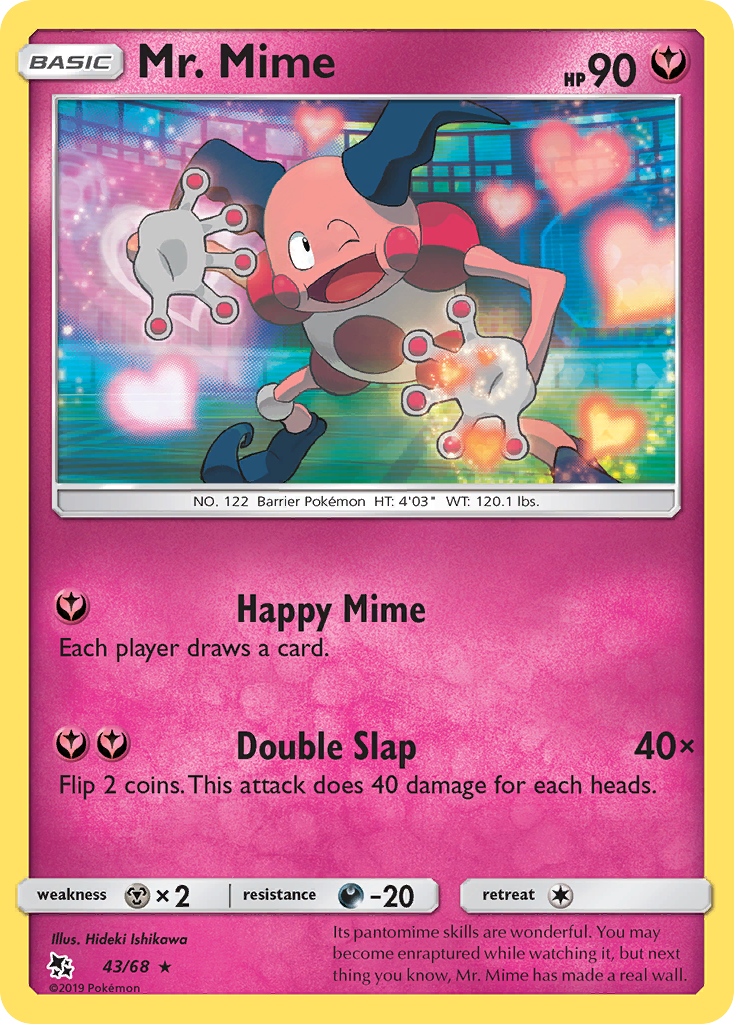 Mr. Mime (43/68) [Sun & Moon: Hidden Fates] | Exor Games Bridgewater
