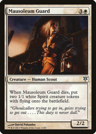 Mausoleum Guard [Duel Decks: Sorin vs. Tibalt] | Exor Games Bridgewater