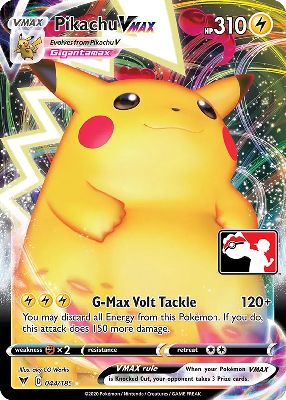 Pikachu VMAX (044/185) [Prize Pack Series One] | Exor Games Bridgewater