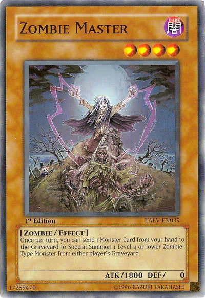 Zombie Master [TAEV-EN039] Super Rare | Exor Games Bridgewater