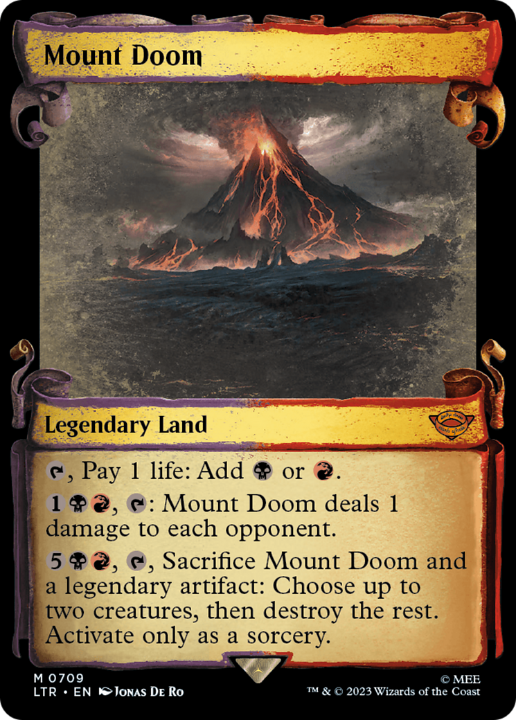 Mount Doom [The Lord of the Rings: Tales of Middle-Earth Showcase Scrolls] | Exor Games Bridgewater