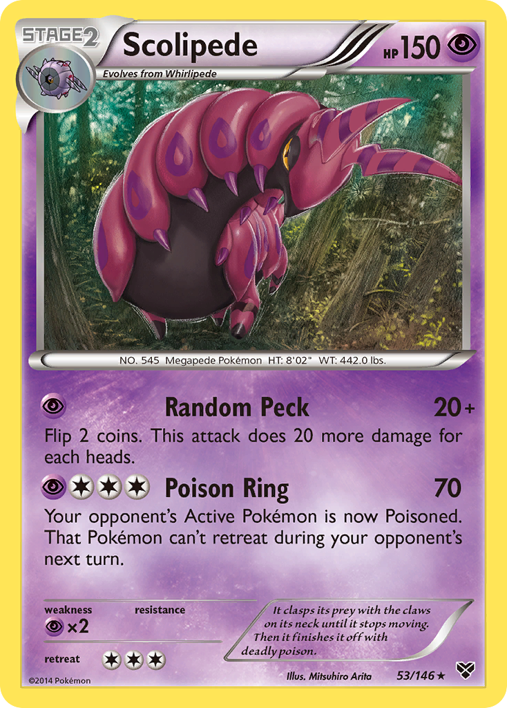 Scolipede (53/146) [XY: Base Set] | Exor Games Bridgewater