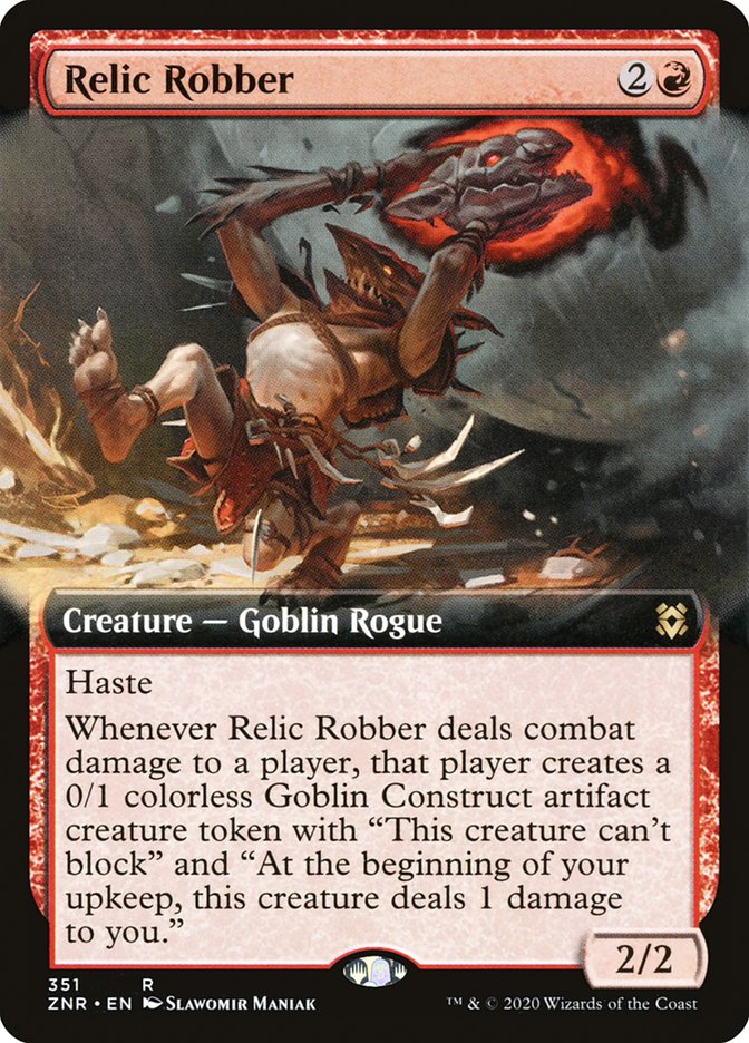 Relic Robber (Extended Art) [Zendikar Rising] | Exor Games Bridgewater