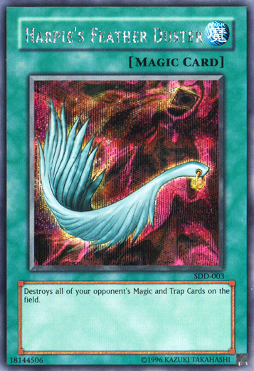 Harpie's Feather Duster [SDD-003] Secret Rare | Exor Games Bridgewater