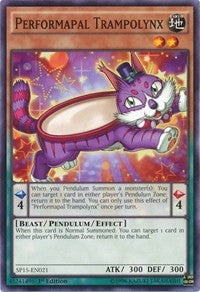 Performapal Trampolynx [SP15-EN021] Common | Exor Games Bridgewater