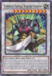 Superheavy Samurai Warlord Susanowo [SP15-EN034] Shatterfoil Rare | Exor Games Bridgewater