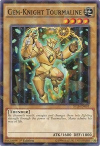 Gem-Knight Tourmaline [SP15-EN001] Shatterfoil Rare | Exor Games Bridgewater