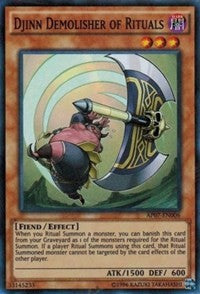 Djinn Demolisher of Rituals [AP07-EN006] Super Rare | Exor Games Bridgewater