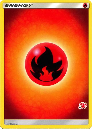 Fire Energy (Charizard Stamp #35) [Battle Academy 2020] | Exor Games Bridgewater