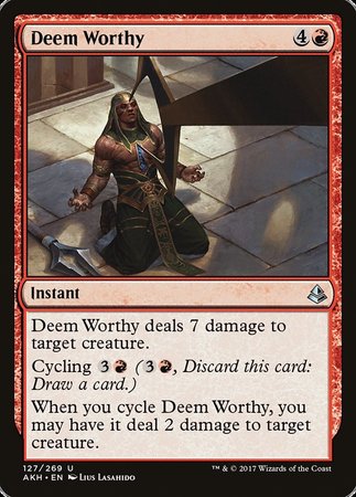 Deem Worthy [Amonkhet] | Exor Games Bridgewater