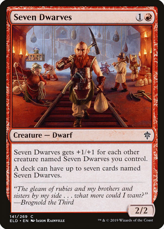 Seven Dwarves [Throne of Eldraine] | Exor Games Bridgewater