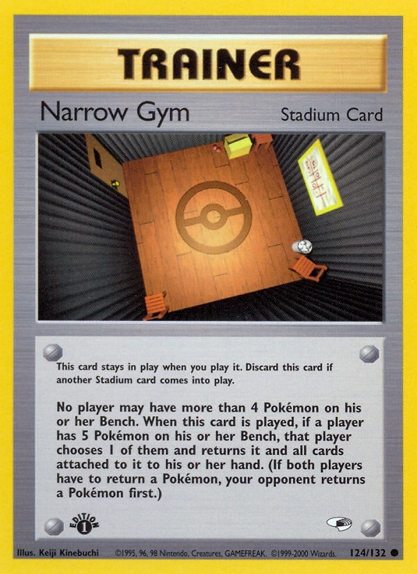 Narrow Gym (124/132) [Gym Heroes 1st Edition] | Exor Games Bridgewater