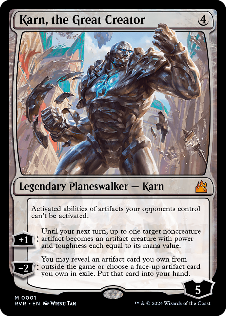 Karn, the Great Creator [Ravnica Remastered] | Exor Games Bridgewater