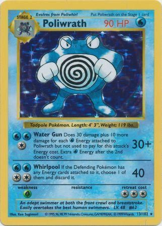 Poliwrath (13/102) [Base Set Shadowless Unlimited] | Exor Games Bridgewater