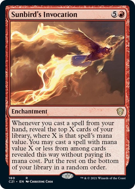 Sunbird's Invocation [Commander 2021] | Exor Games Bridgewater