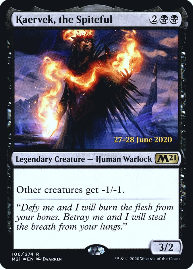 Kaervek, the Spiteful  [Core Set 2021 Prerelease Promos] | Exor Games Bridgewater