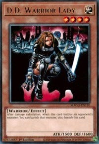 D.D. Warrior Lady [MAGO-EN110] Rare | Exor Games Bridgewater