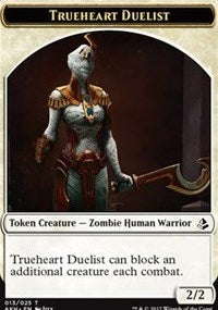 Trueheart Duelist // Snake Token [Amonkhet Tokens] | Exor Games Bridgewater