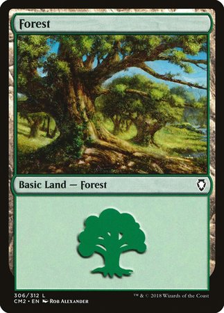 Forest (306) [Commander Anthology Volume II] | Exor Games Bridgewater