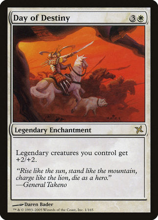 Day of Destiny [Betrayers of Kamigawa] | Exor Games Bridgewater