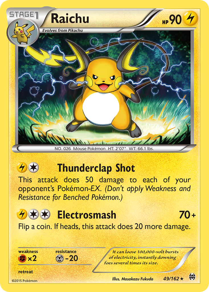 Raichu (49/162) [XY: BREAKthrough] | Exor Games Bridgewater
