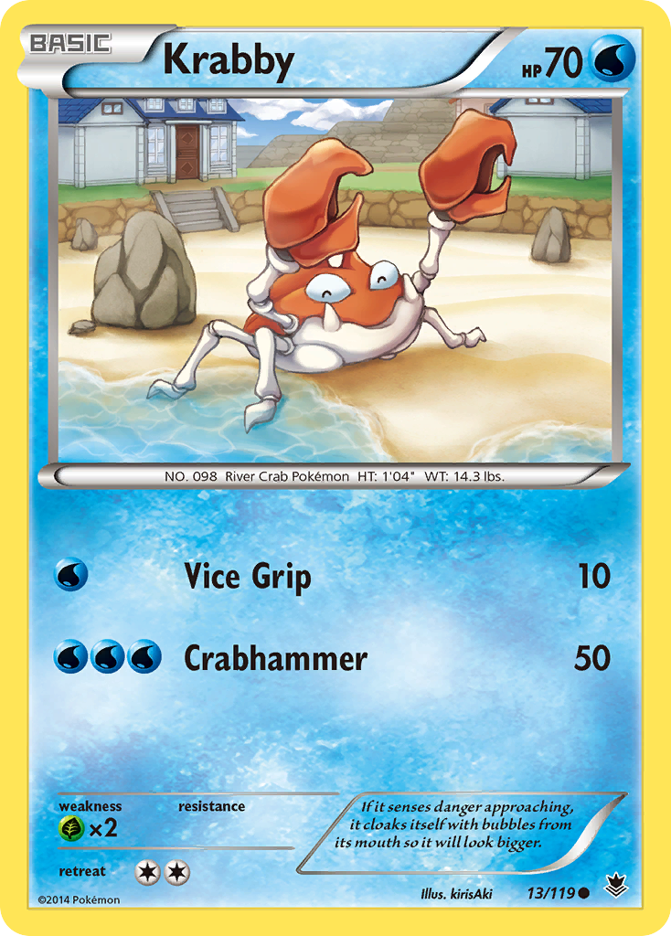 Krabby (13/119) [XY: Phantom Forces] | Exor Games Bridgewater